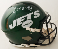Elijah Moore Signed Jets Full-Size Authentic On-Field Speed Helmet (Beckett) at PristineAuction.com