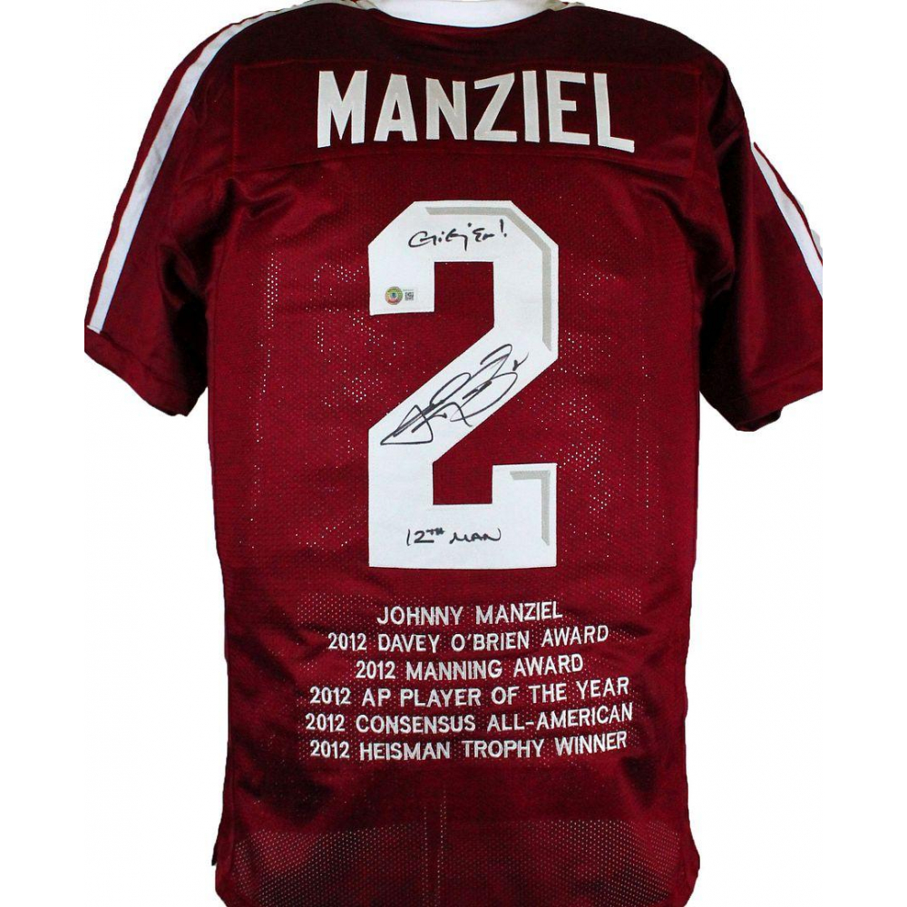 Johnny Manziel Jersey Signed