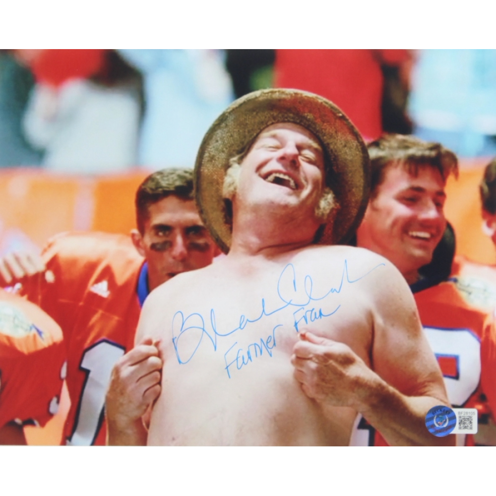 Blake Clark Signed "The Waterboy" 8x10 Photo Inscribed "Farmer Fran