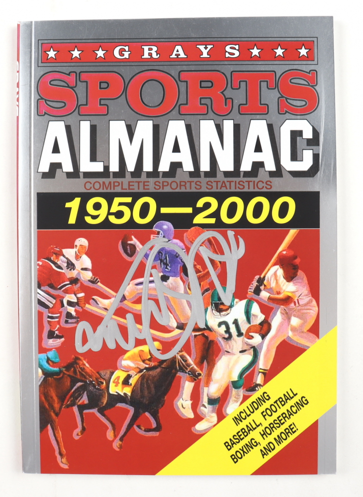 Michael J. Fox Signed "Back to the Future" Grays Sports Almanac 1950