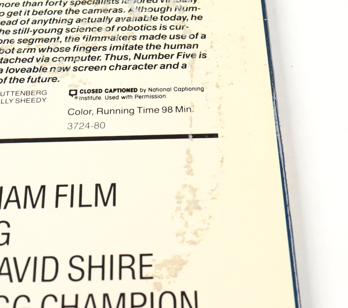 Tim Blaney Signed "Short Circuit" LaserDisc Inscribed "No. 5" (AutographCOA) at PristineAuction.com Tim Blaney Signed "Short Circuit" LaserDisc Inscribed "No. 5" (AutographCOA) at PristineAuction.com