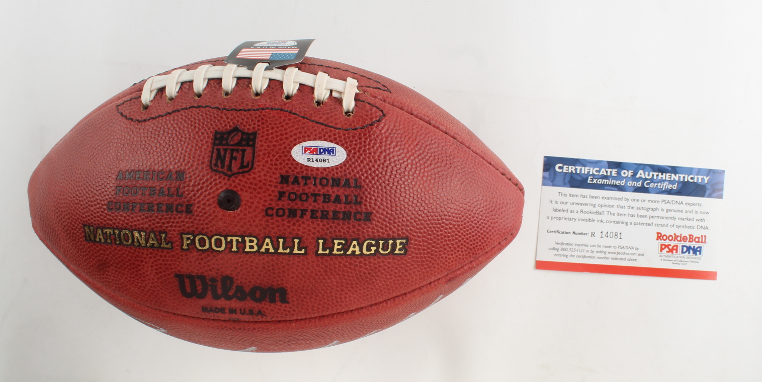 Blaine Gabbert Signed NFL "The Duke" Game Ball Football (PSA) at PristineAuction.com Blaine Gabbert Signed NFL "The Duke" Game Ball Football (PSA) at PristineAuction.com