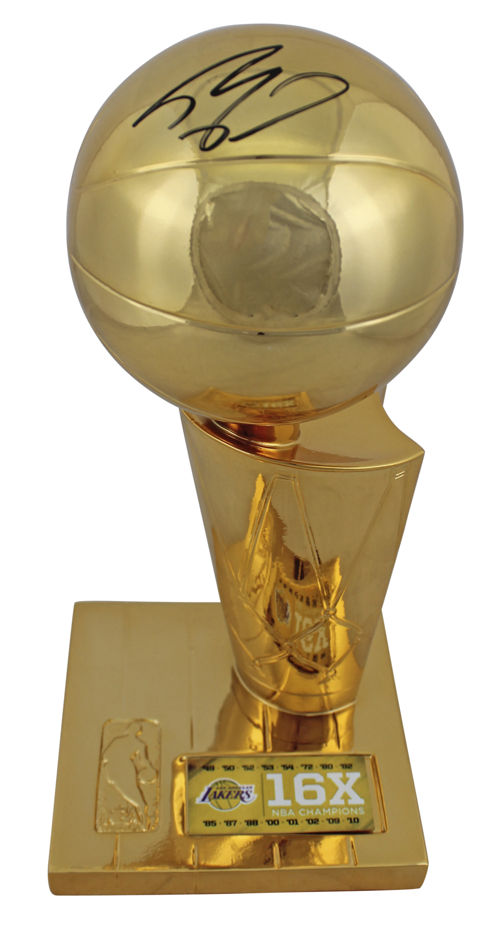 Shaquille O'Neal Signed 12" Larry O'Brien NBA Championship Trophy (Beckett) at PristineAuction.com Shaquille O'Neal Signed 12" Larry O'Brien NBA Championship Trophy (Beckett) at PristineAuction.com
