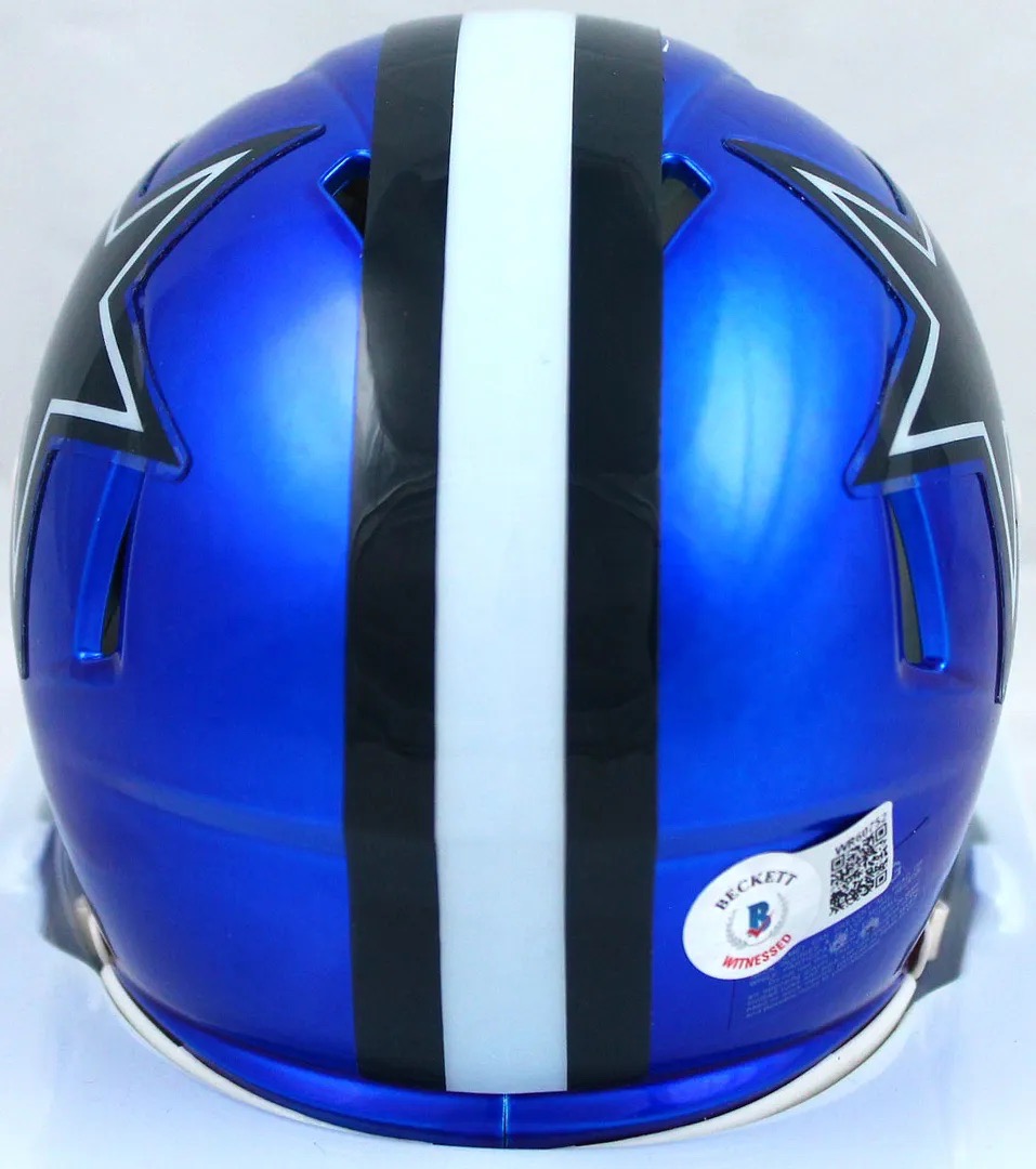 Roy Williams Signed Cowboys Flash Alternate Speed Mini Helmet (Beckett) at PristineAuction.com Roy Williams Signed Cowboys Flash Alternate Speed Mini Helmet (Beckett) at PristineAuction.com
