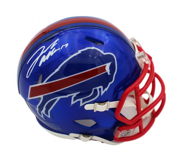 Josh Allen Signed Bills Flash Alternate Speed Mini Helmet (Beckett) at PristineAuction.com Josh Allen Signed Bills Flash Alternate Speed Mini Helmet (Beckett) at PristineAuction.com