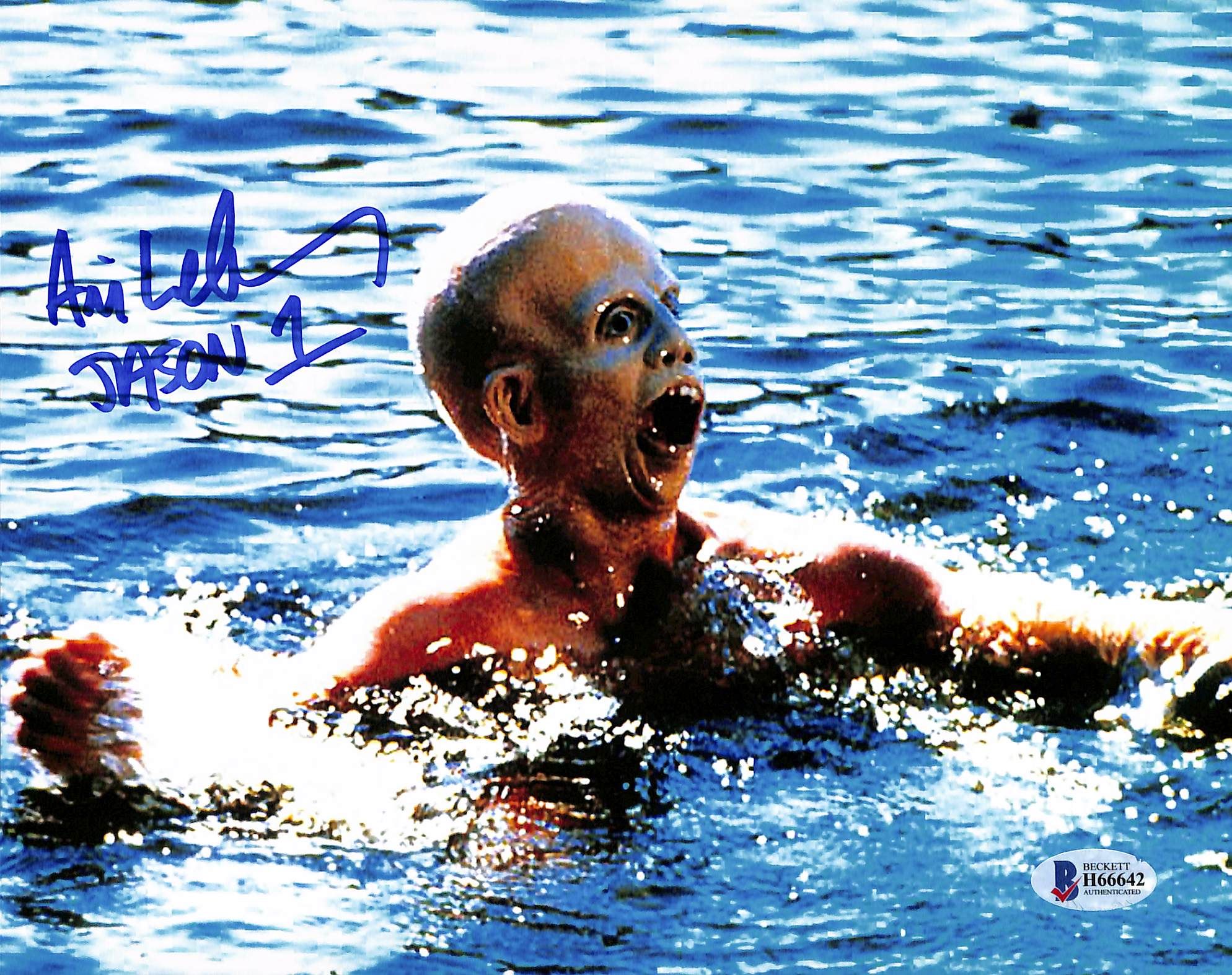 Ari Lehman Signed "Friday The 13th" 8x10 Photo Inscribed "Jason 1" (Beckett) at PristineAuction.com Ari Lehman Signed "Friday The 13th" 8x10 Photo Inscribed "Jason 1" (Beckett) at PristineAuction.com