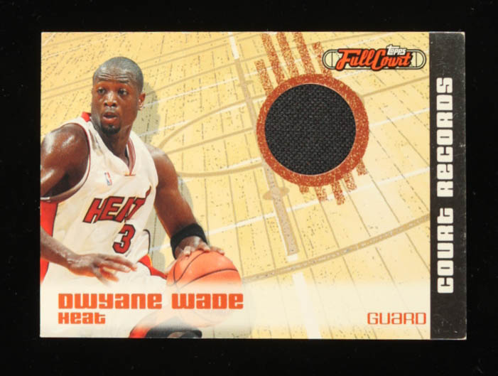 Dwyane Wade 2006-07 Topps Full Court Court Records Relics #CR2 #206/499 at PristineAuction.com Dwyane Wade 2006-07 Topps Full Court Court Records Relics #CR2 #206/499 at PristineAuction.com