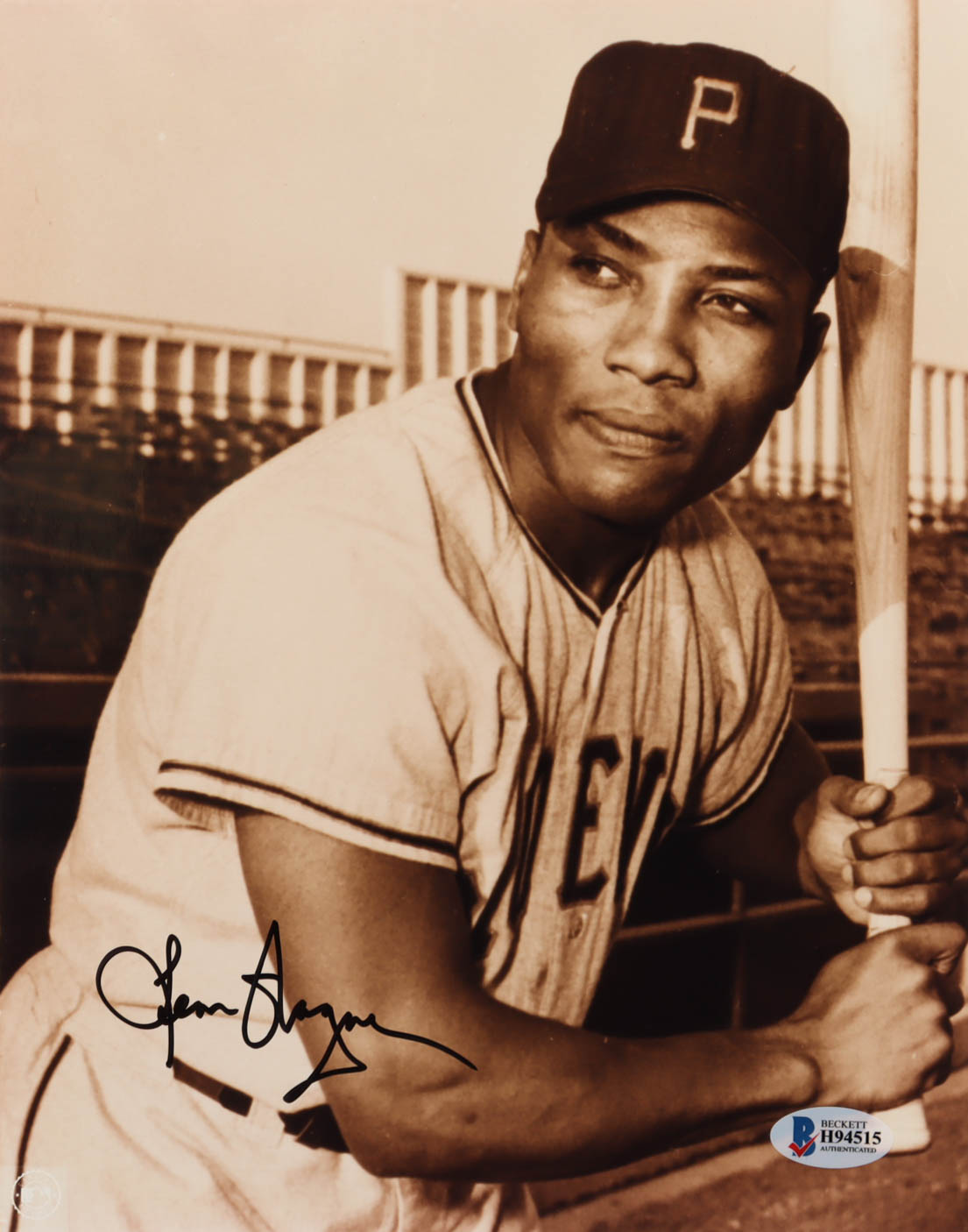 Leon Wagner Signed Indians 8x10 Photo (Beckett) at PristineAuction.com Leon Wagner Signed Indians 8x10 Photo (Beckett) at PristineAuction.com