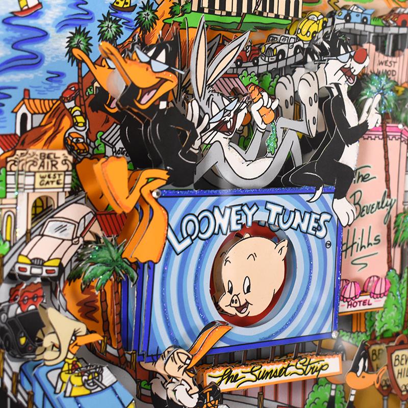 Charles Fazzino Signed "Ghosts Goodtimes" LE 24.5x32.5 Custom Framed 3D Silk Screen (PA) at PristineAuction.com Charles Fazzino Signed "Ghosts Goodtimes" LE 24.5x32.5 Custom Framed 3D Silk Screen (PA) at PristineAuction.com