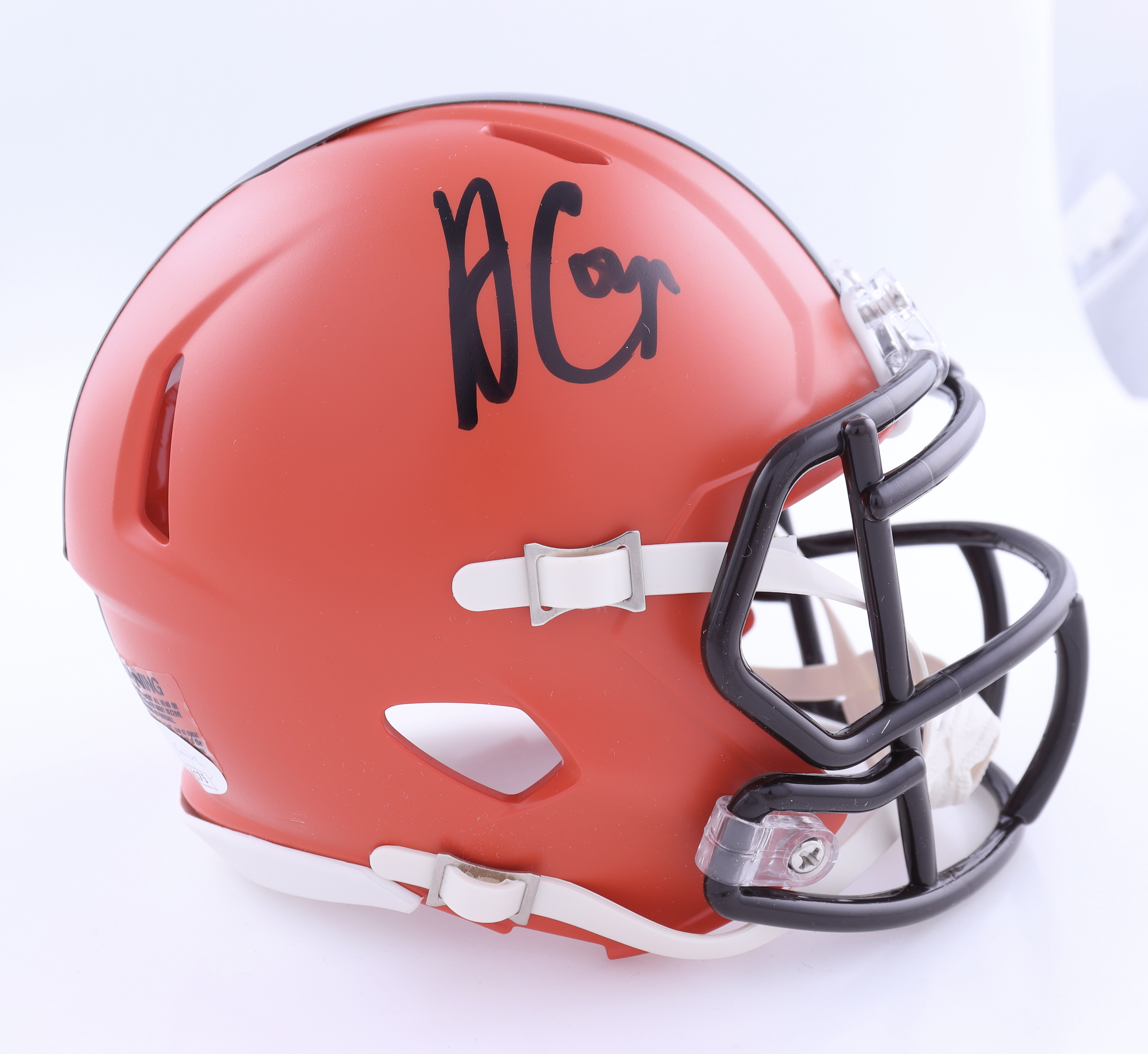 Amari Cooper Signed Browns Speed Mini Helmet (JSA) at PristineAuction.com Amari Cooper Signed Browns Speed Mini Helmet (JSA) at PristineAuction.com