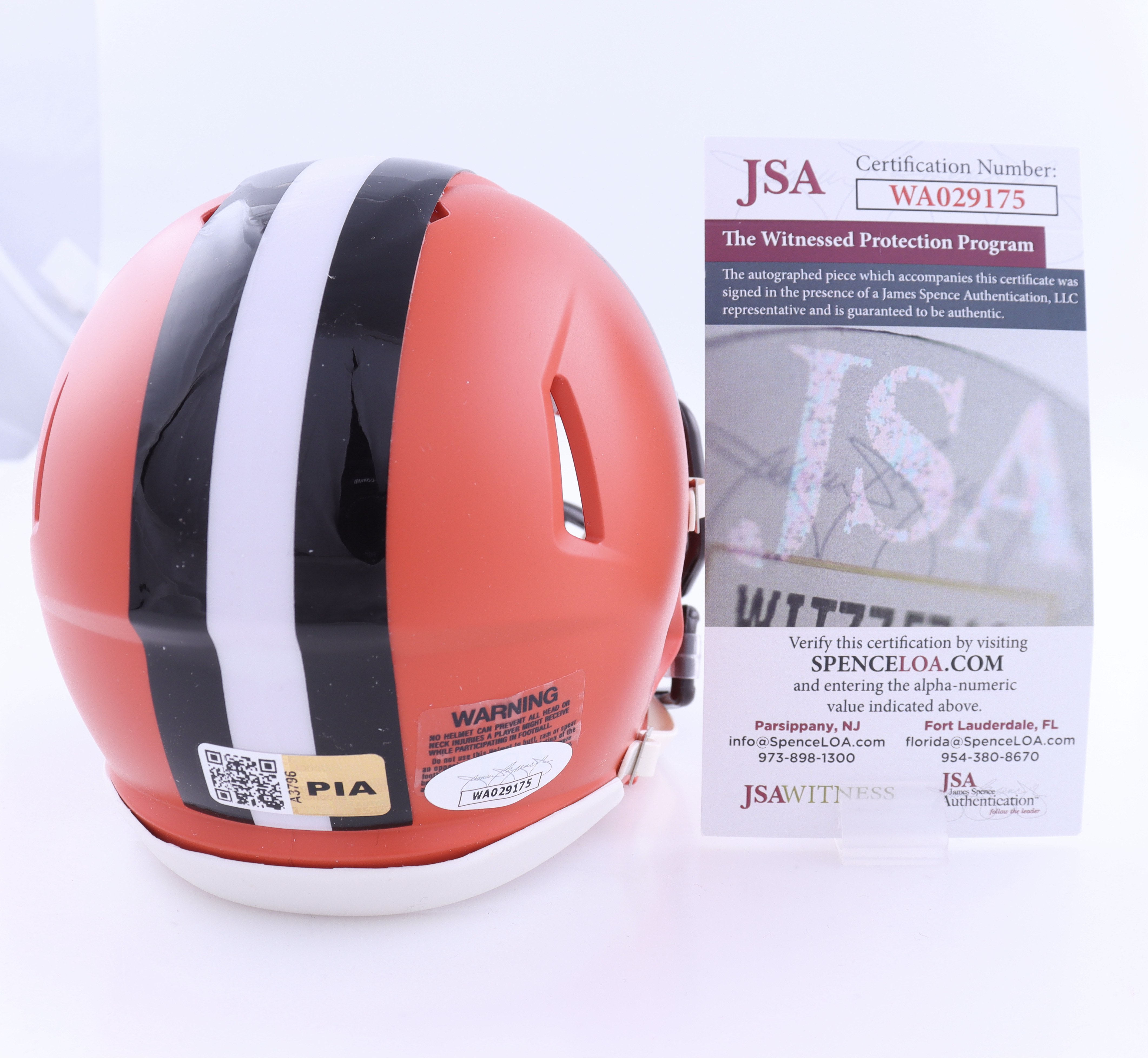 Amari Cooper Signed Browns Speed Mini Helmet (JSA) at PristineAuction.com Amari Cooper Signed Browns Speed Mini Helmet (JSA) at PristineAuction.com