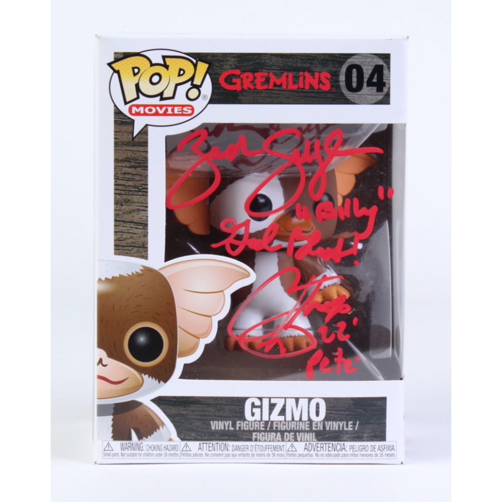 Zach Galligan & Corey Feldman Signed "Gremlins" 04 Gizmo Funko Pop