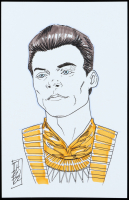 Tom Hodges Signed "Eternals - Eros - Harry Styles" 5.5x8.5 Original Sketch (PA) at PristineAuction.com