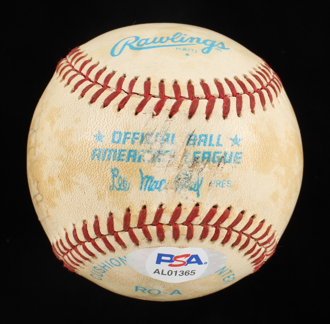 1981-83 Royals OAL Baseball Team-Signed by (4) with George Brett, Cesar Geronimo, Willie Wilson and Jose Martinez (PSA) at PristineAuction.com 1981-83 Royals OAL Baseball Team-Signed by (4) with George Brett, Cesar Geronimo, Willie Wilson and Jose Martinez (PSA) at PristineAuction.com