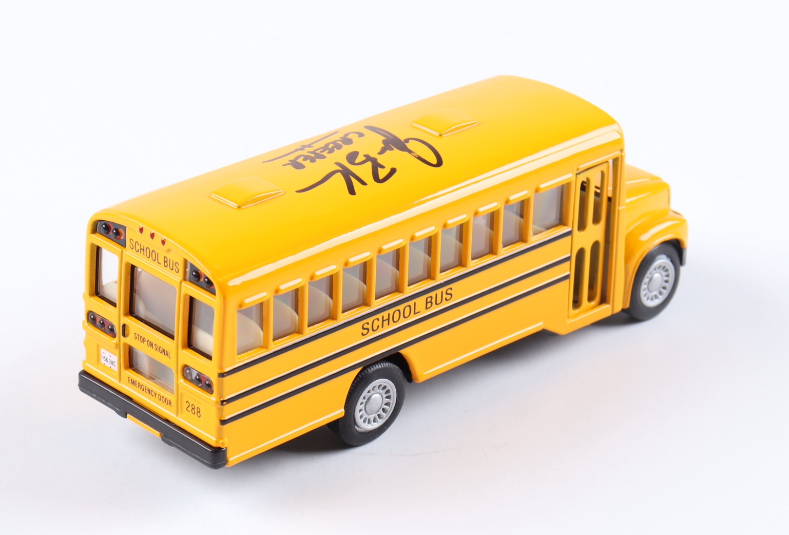 Jonathan Breck Signed "Jeepers Creepers" Mini Replica School Bus Inscribed "Creeper" (JSA) at PristineAuction.com Jonathan Breck Signed "Jeepers Creepers" Mini Replica School Bus Inscribed "Creeper" (JSA) at PristineAuction.com