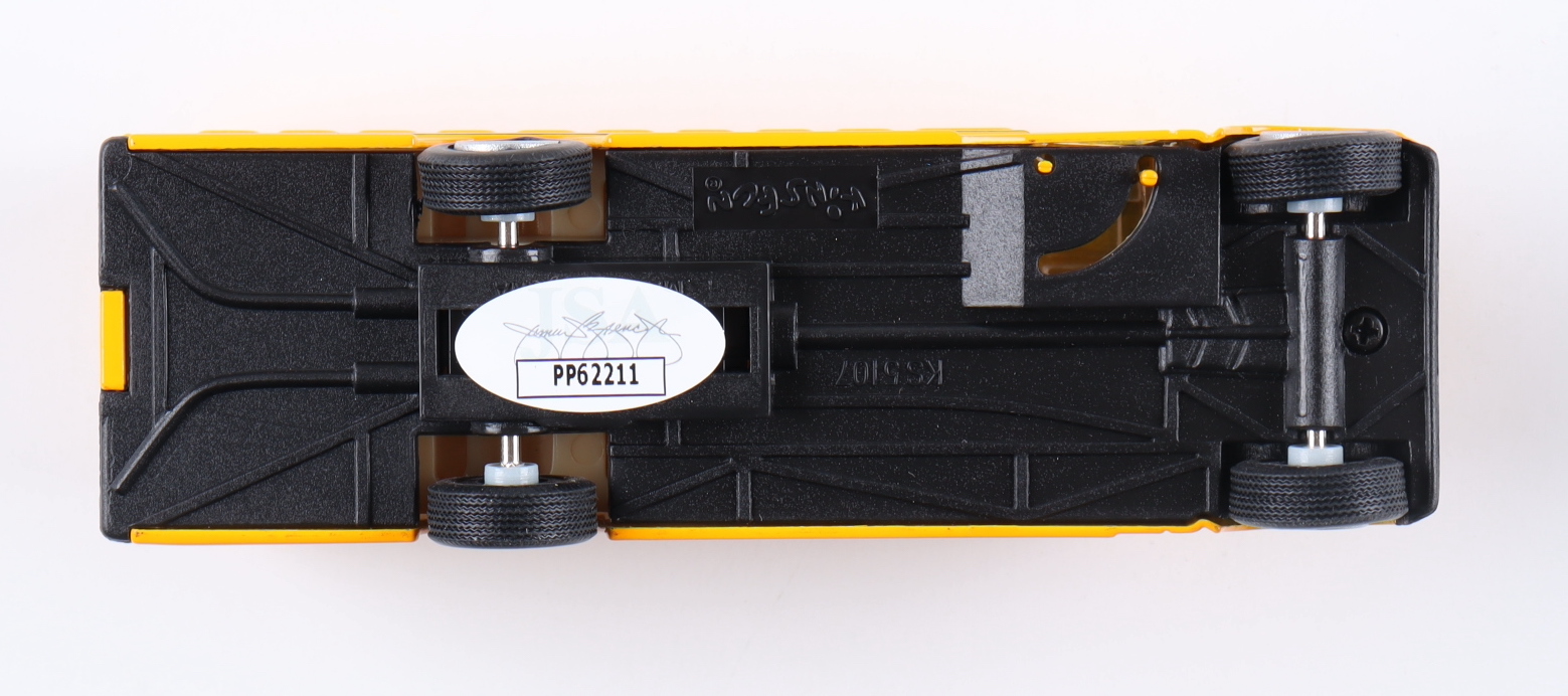 Jonathan Breck Signed "Jeepers Creepers" Mini Replica School Bus Inscribed "Creeper" (JSA) at PristineAuction.com Jonathan Breck Signed "Jeepers Creepers" Mini Replica School Bus Inscribed "Creeper" (JSA) at PristineAuction.com