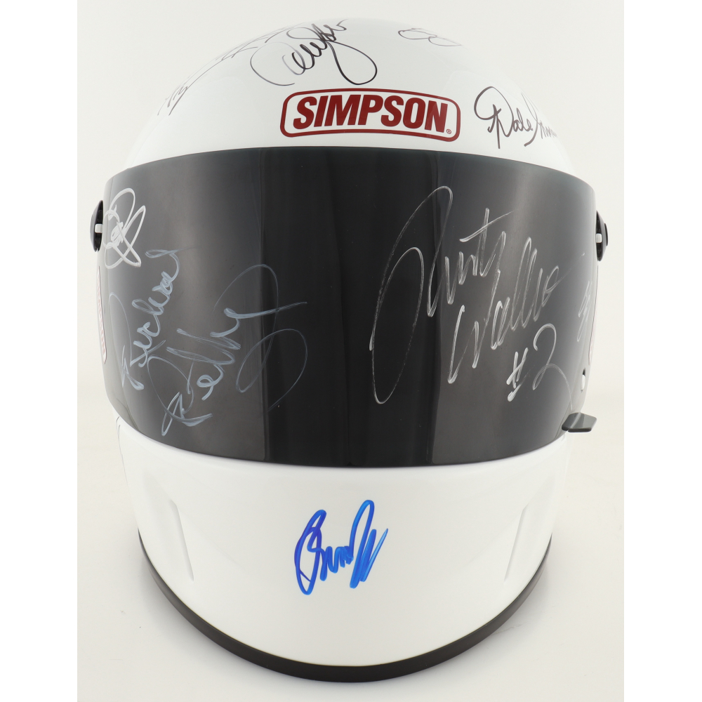 NASCAR Full-Size Racing Helmet Signed by (38) with Dale Earnhardt Jr ...