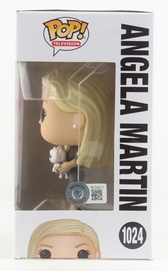 Angela Kinsey Signed "The Office" #1024 Angela Martin Funko Pop! Vinyl Figure (Beckett) at PristineAuction.com Angela Kinsey Signed "The Office" #1024 Angela Martin Funko Pop! Vinyl Figure (Beckett) at PristineAuction.com