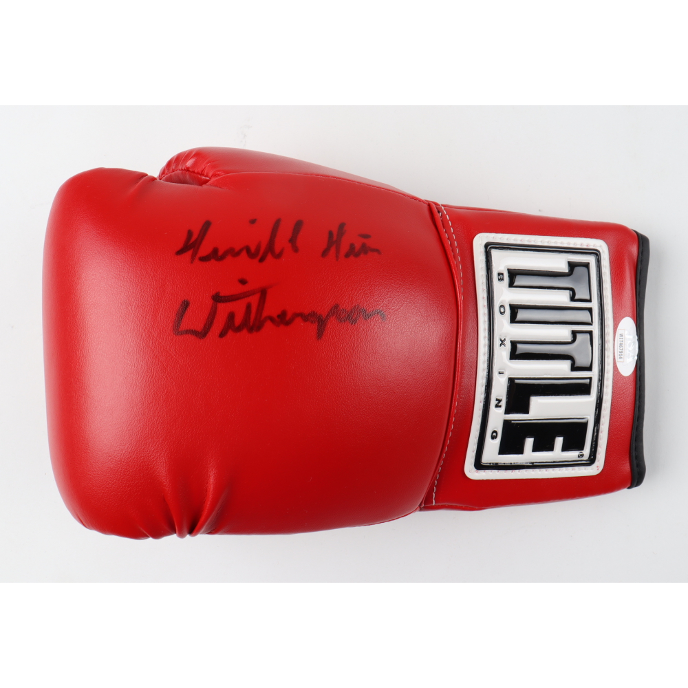 "Terrible" Tim Witherspoon Signed Title Boxing Glove (JSA) Pristine