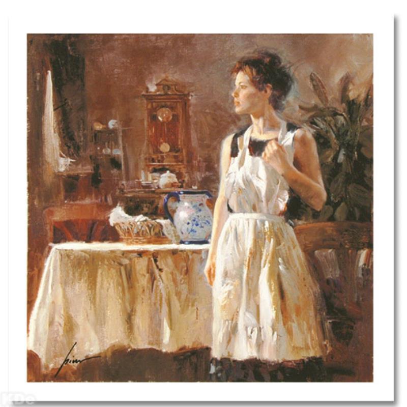 "Sunday Chores" LE 16x16 Giclee by Pino (PA) at PristineAuction.com "Sunday Chores" LE 16x16 Giclee by Pino (PA) at PristineAuction.com