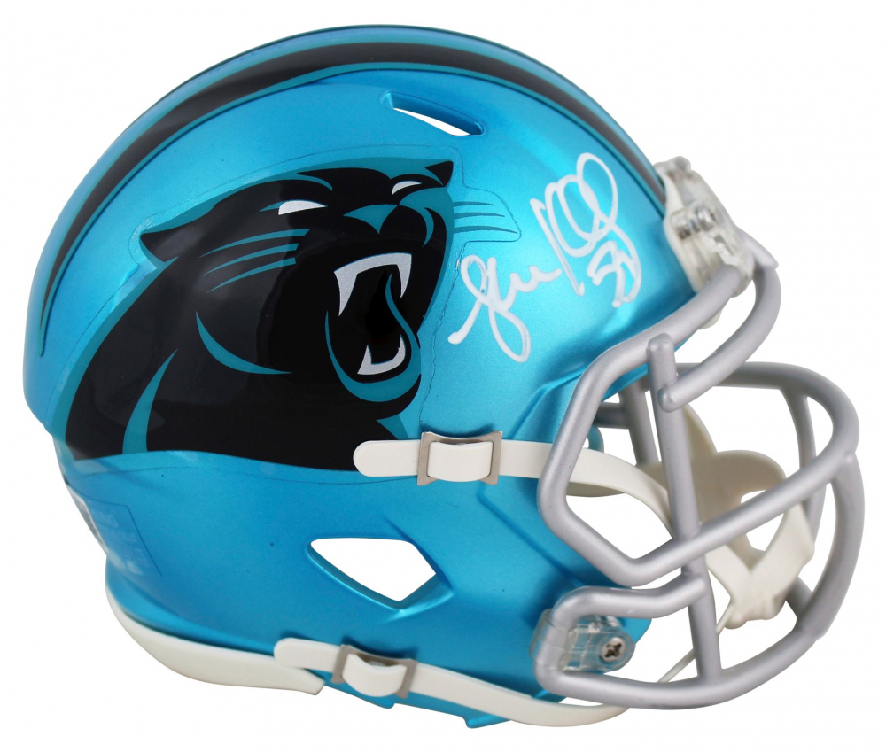 Luke Kuechly Signed Panthers Flash Alternate Speed Mini Helmet (Beckett) at PristineAuction.com Luke Kuechly Signed Panthers Flash Alternate Speed Mini Helmet (Beckett) at PristineAuction.com