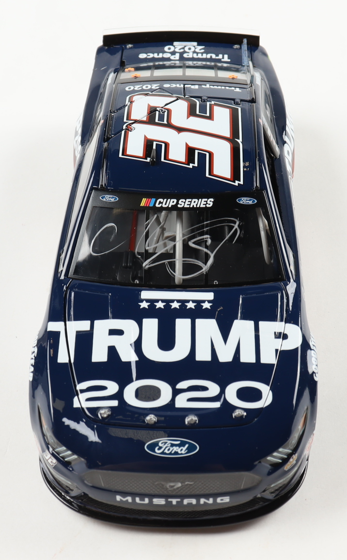 Corey Lajoie Signed LE 2020 Mustang NASCAR #32 Trump / Pence - 1:24 Premium Action Diecast Car (RCCA) at PristineAuction.com Corey Lajoie Signed LE 2020 Mustang NASCAR #32 Trump / Pence - 1:24 Premium Action Diecast Car (RCCA) at PristineAuction.com