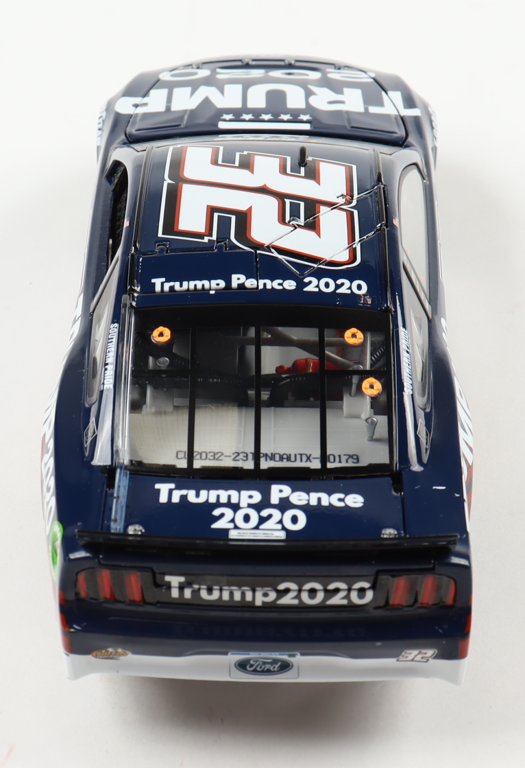 Corey Lajoie Signed LE 2020 Mustang NASCAR #32 Trump / Pence - 1:24 Premium Action Diecast Car (RCCA) at PristineAuction.com Corey Lajoie Signed LE 2020 Mustang NASCAR #32 Trump / Pence - 1:24 Premium Action Diecast Car (RCCA) at PristineAuction.com