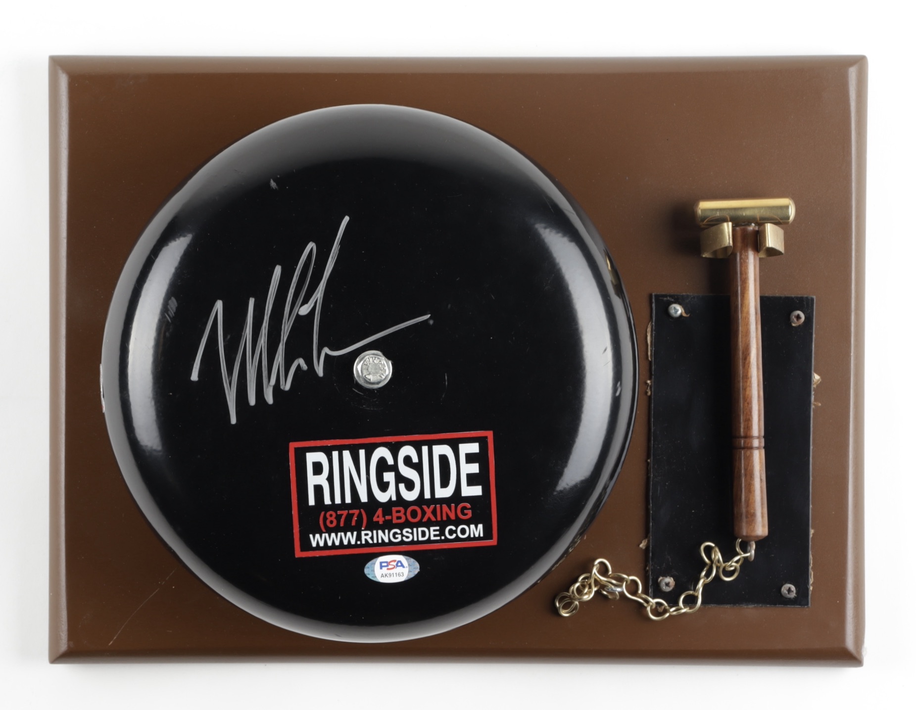 Mike Tyson Signed Authentic Ringside Boxing Bell (PSA & Tyson) at PristineAuction.com Mike Tyson Signed Authentic Ringside Boxing Bell (PSA & Tyson) at PristineAuction.com