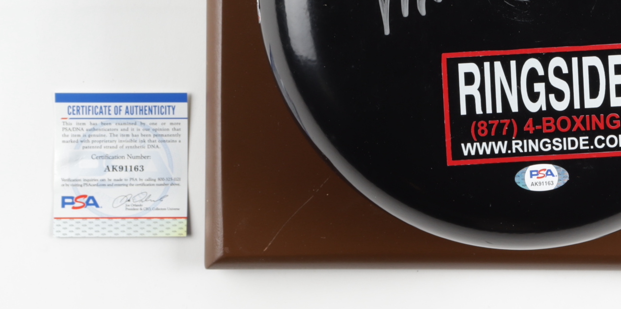 Mike Tyson Signed Authentic Ringside Boxing Bell (PSA & Tyson) at PristineAuction.com Mike Tyson Signed Authentic Ringside Boxing Bell (PSA & Tyson) at PristineAuction.com