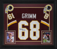 Russ Grimm Signed Custom Framed Jersey Display Inscribed "HOF 2010" (Beckett) at PristineAuction.com