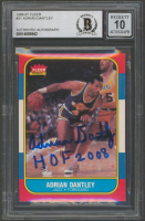 Adrian Dantley Signed 1986-87 Fleer #21 Inscribed "HOF 2008" (BGS) at PristineAuction.com