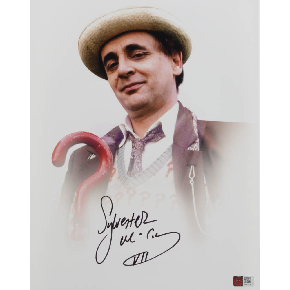 sylvester-mccoy-signed-doctor-who-11x14-photo-inscribed-vii-pa