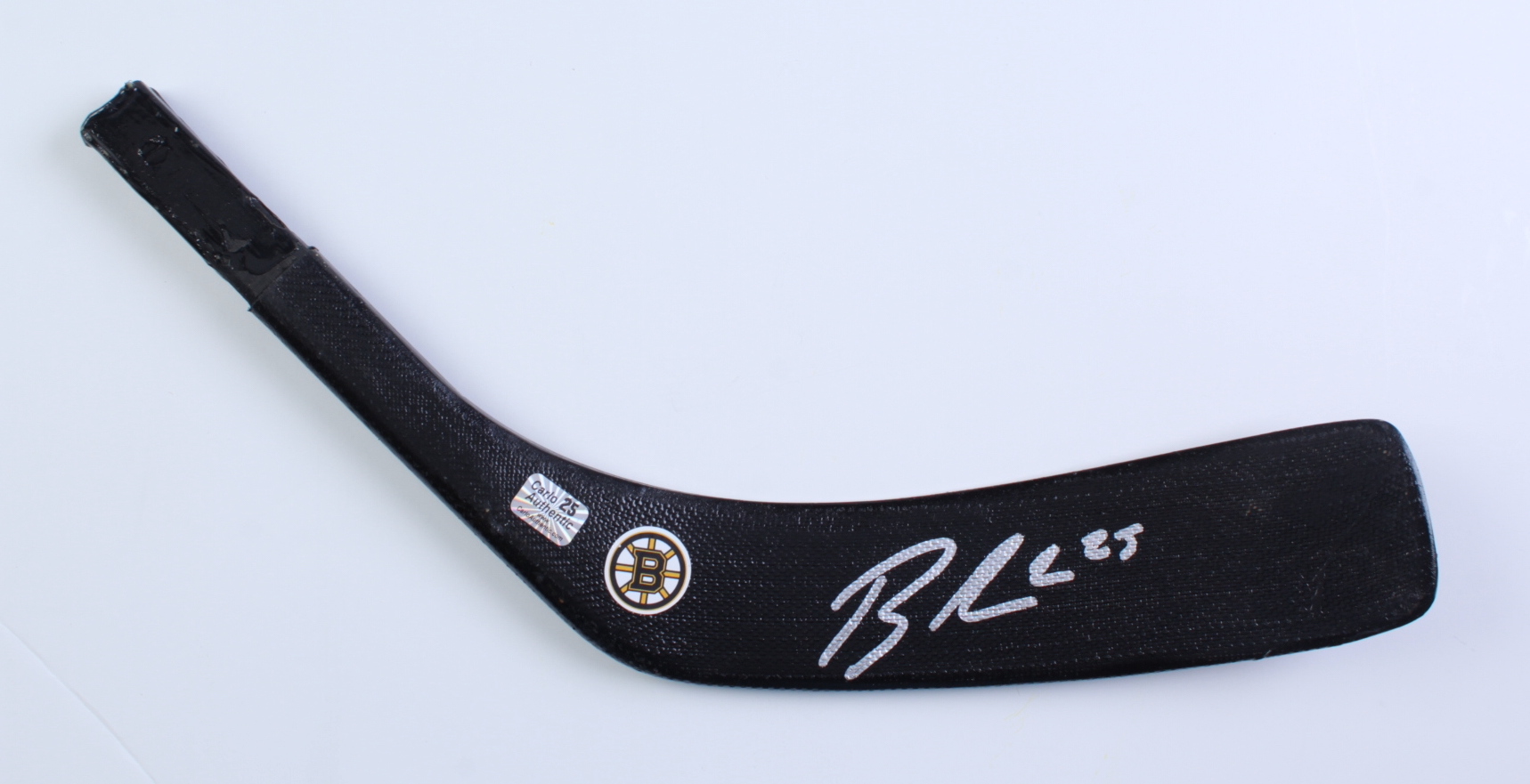 Brandon Carlo Signed Bruins Logo Hockey Stick Blade (Carlo) at PristineAuction.com Brandon Carlo Signed Bruins Logo Hockey Stick Blade (Carlo) at PristineAuction.com