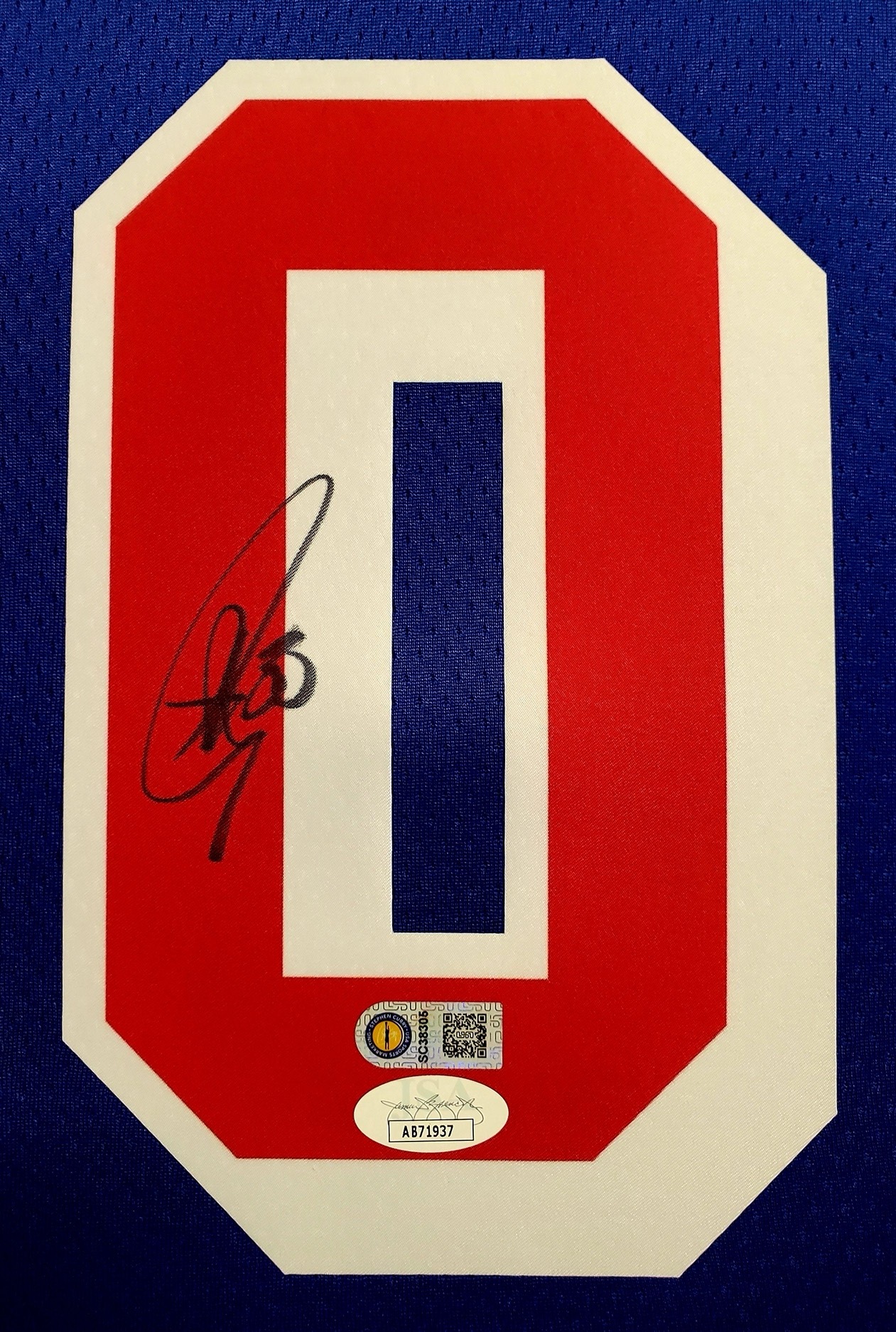 Steph Curry Signed 33x42 Custom Framed LED-Backlit Jersey Display with 2016-17 Select #88 (PSA 10) & 2019-20 Hoops Premium Stock Prizms Pulsar #59 (PSA 10) (JSA & Curry) at PristineAuction.com Steph Curry Signed 33x42 Custom Framed LED-Backlit Jersey Display with 2016-17 Select #88 (PSA 10) & 2019-20 Hoops Premium Stock Prizms Pulsar #59 (PSA 10) (JSA & Curry) at PristineAuction.com