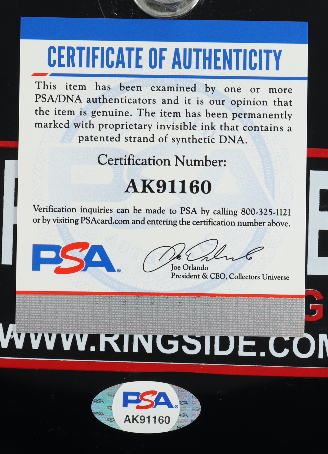 Mike Tyson Signed Authentic Ringside Boxing Bell (PSA & Tyson) at PristineAuction.com Mike Tyson Signed Authentic Ringside Boxing Bell (PSA & Tyson) at PristineAuction.com