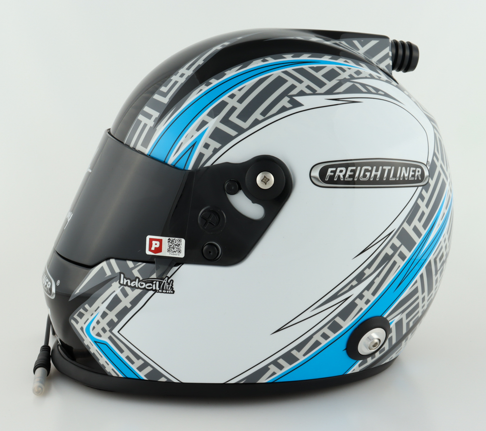 Kyle Larson Signed 2021 NASCAR Freightliner Full-Size Helmet Inscribed "Yung Money" (PA) (Imperfect) at PristineAuction.com Kyle Larson Signed 2021 NASCAR Freightliner Full-Size Helmet Inscribed "Yung Money" (PA) (Imperfect) at PristineAuction.com