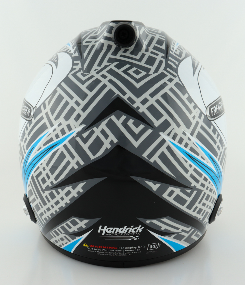 Kyle Larson Signed 2021 NASCAR Freightliner Full-Size Helmet Inscribed "Yung Money" (PA) (Imperfect) at PristineAuction.com Kyle Larson Signed 2021 NASCAR Freightliner Full-Size Helmet Inscribed "Yung Money" (PA) (Imperfect) at PristineAuction.com