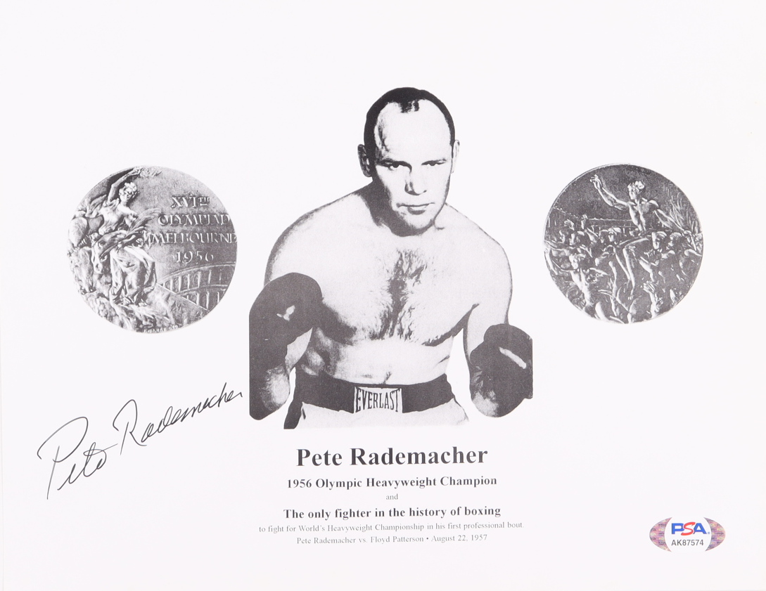 Pete Rademacher Signed 8x10 Photo (PSA) at PristineAuction.com Pete Rademacher Signed 8x10 Photo (PSA) at PristineAuction.com