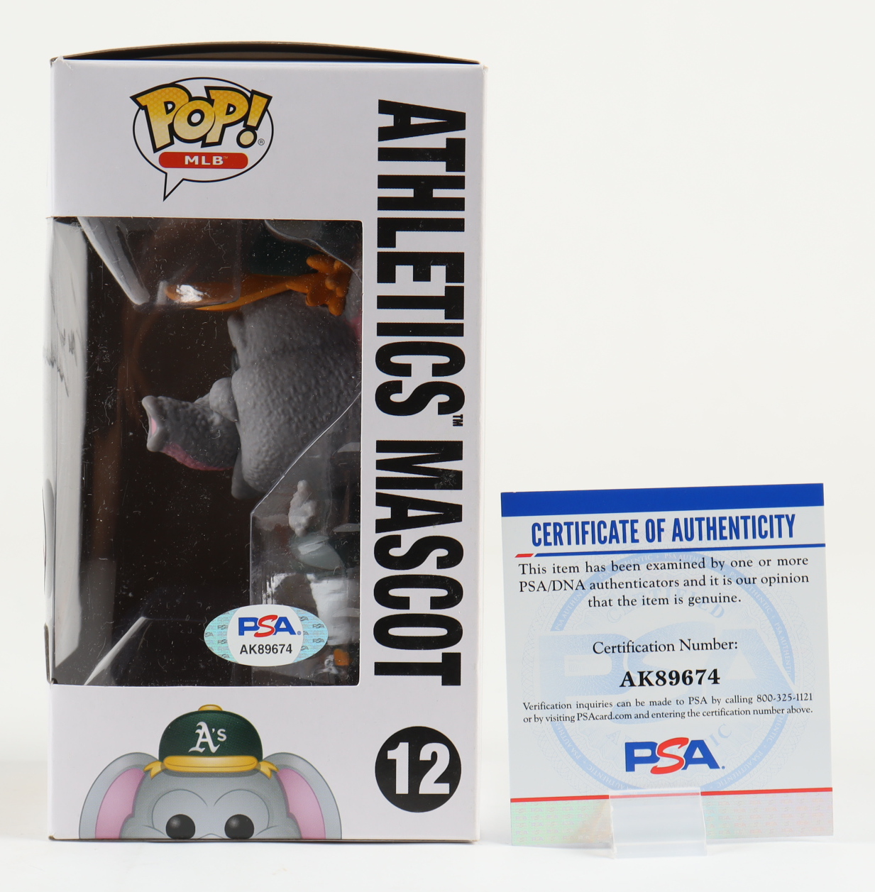 Jose Canseco Signed "Oakland Athletics" #12 Athletics Mascott Funko Pop! Vinyl Figure (PSA) at PristineAuction.com Jose Canseco Signed "Oakland Athletics" #12 Athletics Mascott Funko Pop! Vinyl Figure (PSA) at PristineAuction.com