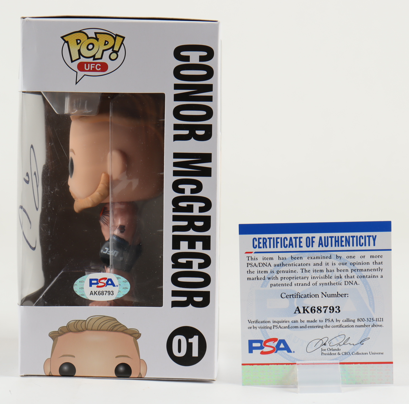 Dana White Signed UFC #01 Conor McGregor Funko Pop Vinyl Figure (PSA) at PristineAuction.com Dana White Signed UFC #01 Conor McGregor Funko Pop Vinyl Figure (PSA) at PristineAuction.com