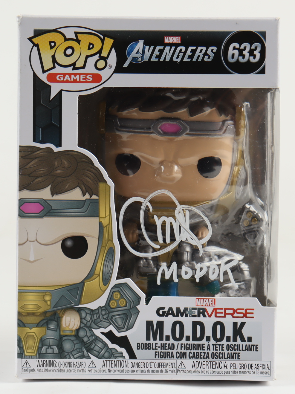 Charlie Adler Signed "Marvel Avengers" #633 Gamerverse M.O.D.O.K. Funko Pop! Vinyl Bobble-Head Figure Inscribed "Modok" (PSA) at PristineAuction.com Charlie Adler Signed "Marvel Avengers" #633 Gamerverse M.O.D.O.K. Funko Pop! Vinyl Bobble-Head Figure Inscribed "Modok" (PSA) at PristineAuction.com