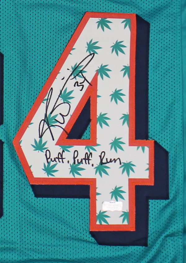 Ricky Williams Signed Jersey Inscribed "Puff, Puff, Run" (Radtke & Williams) at PristineAuction.com Ricky Williams Signed Jersey Inscribed "Puff, Puff, Run" (Radtke & Williams) at PristineAuction.com