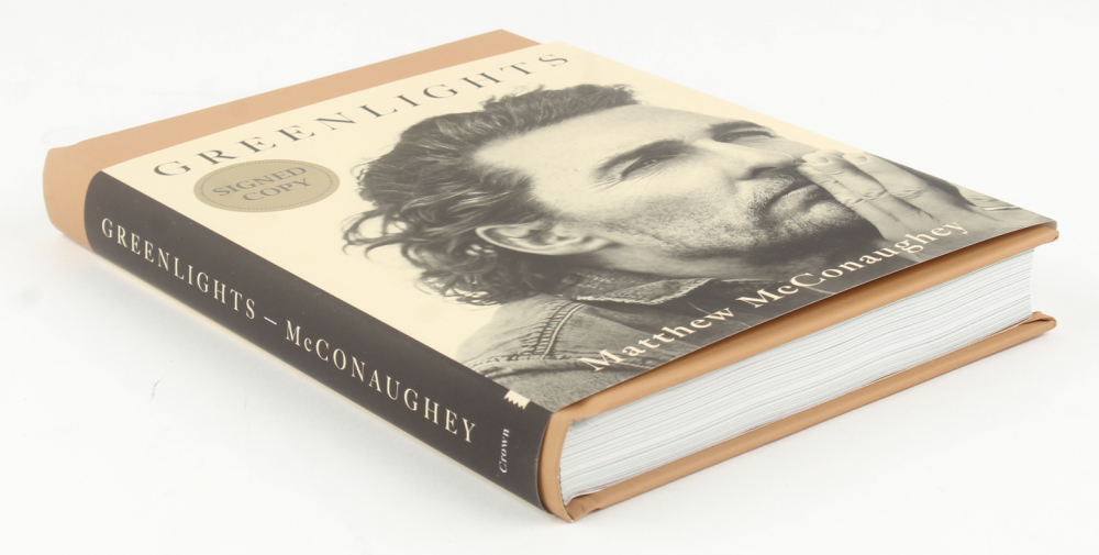 Matthew McConaughey Signed "Green Lights" Hardcover Book (Beckett) Pristine Auction