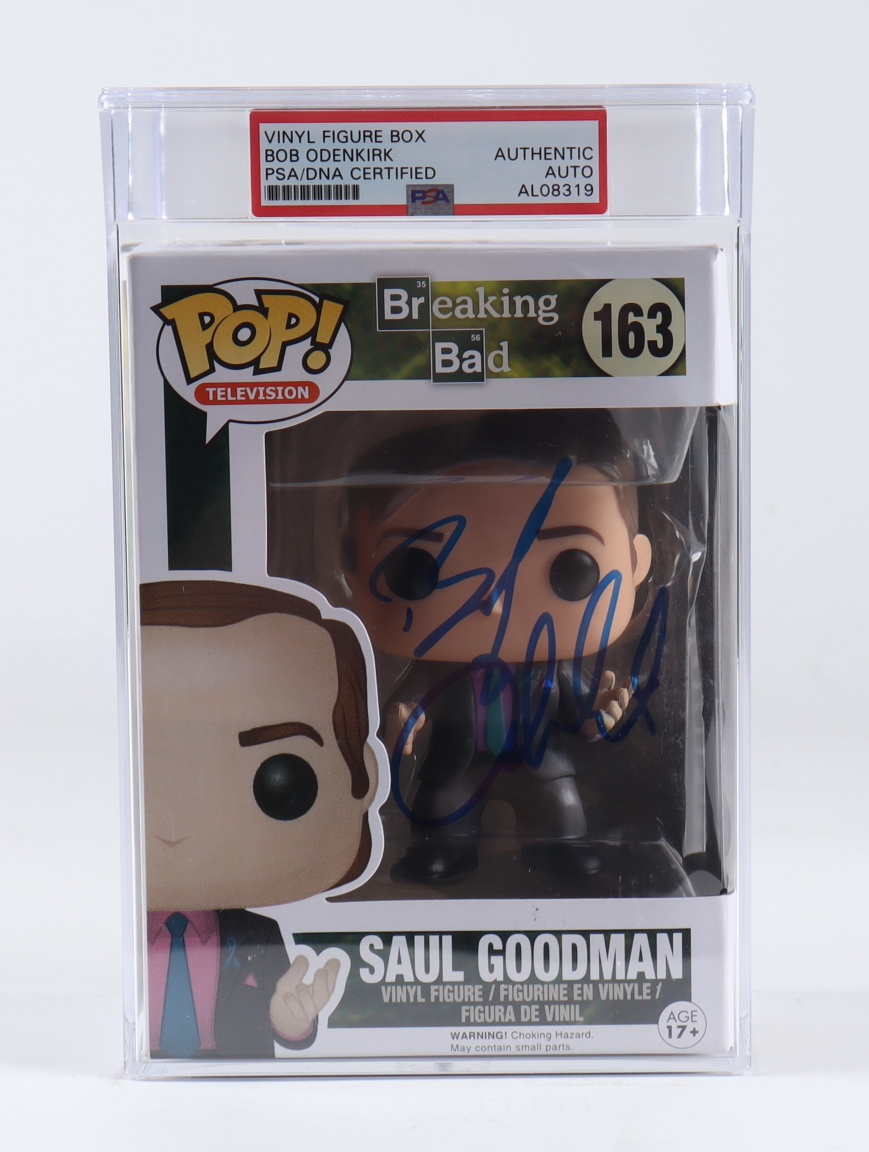 Bob Odenkirk Signed "Breaking Bad" #163 Saul Goodman Funko Pop! Vinyl Figure (PSA) at PristineAuction.com Bob Odenkirk Signed "Breaking Bad" #163 Saul Goodman Funko Pop! Vinyl Figure (PSA) at PristineAuction.com