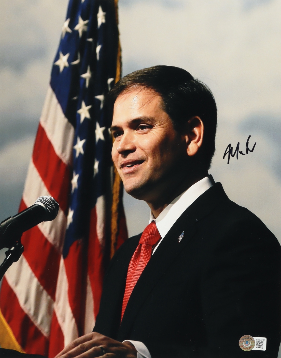 Marco Rubio Signed 11x14 Photo (Beckett) at PristineAuction.com Marco Rubio Signed 11x14 Photo (Beckett) at PristineAuction.com