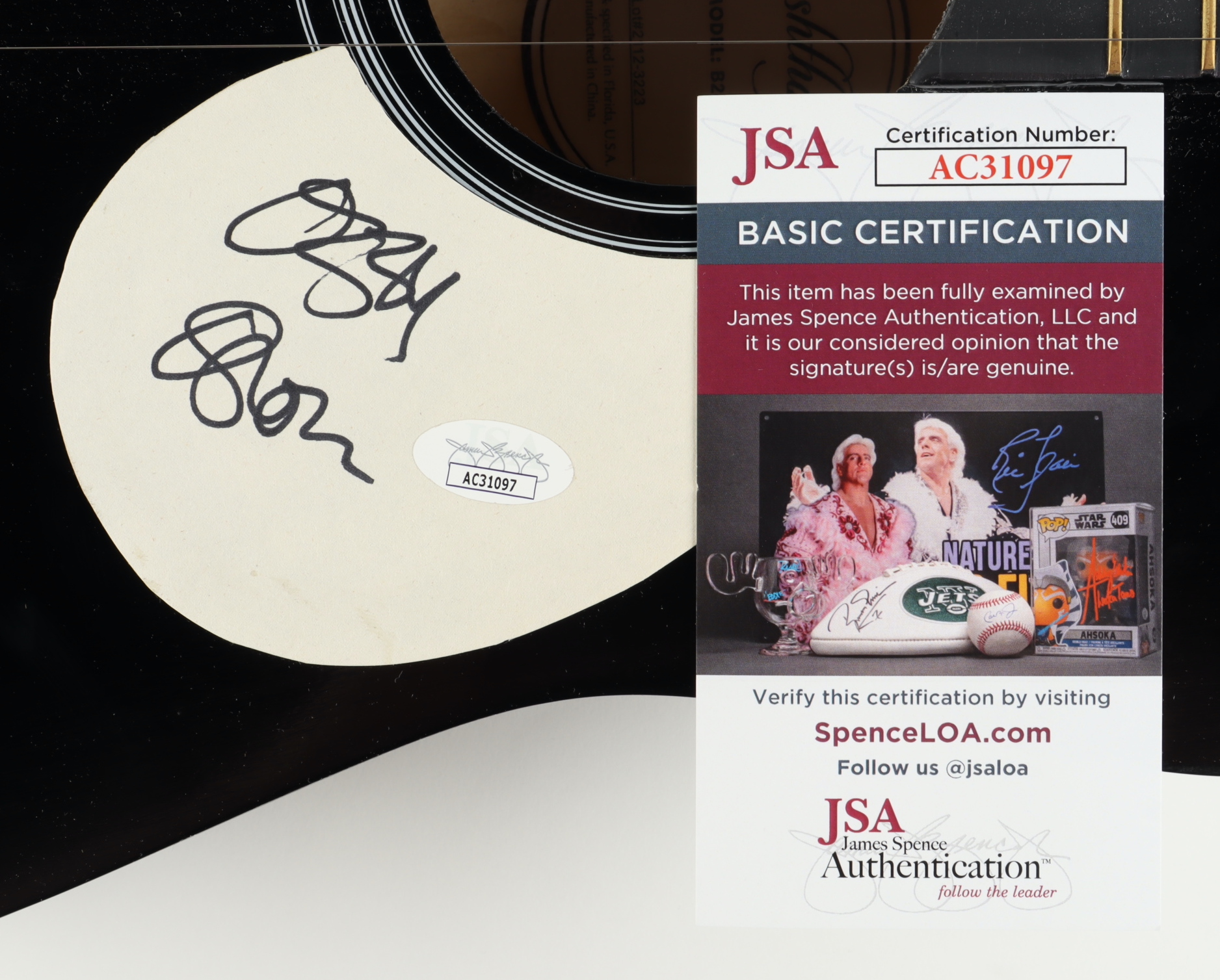 Ozzy Osbourne Signed Custom Painted Acoustic Guitar (JSA) at PristineAuction.com Ozzy Osbourne Signed Custom Painted Acoustic Guitar (JSA) at PristineAuction.com
