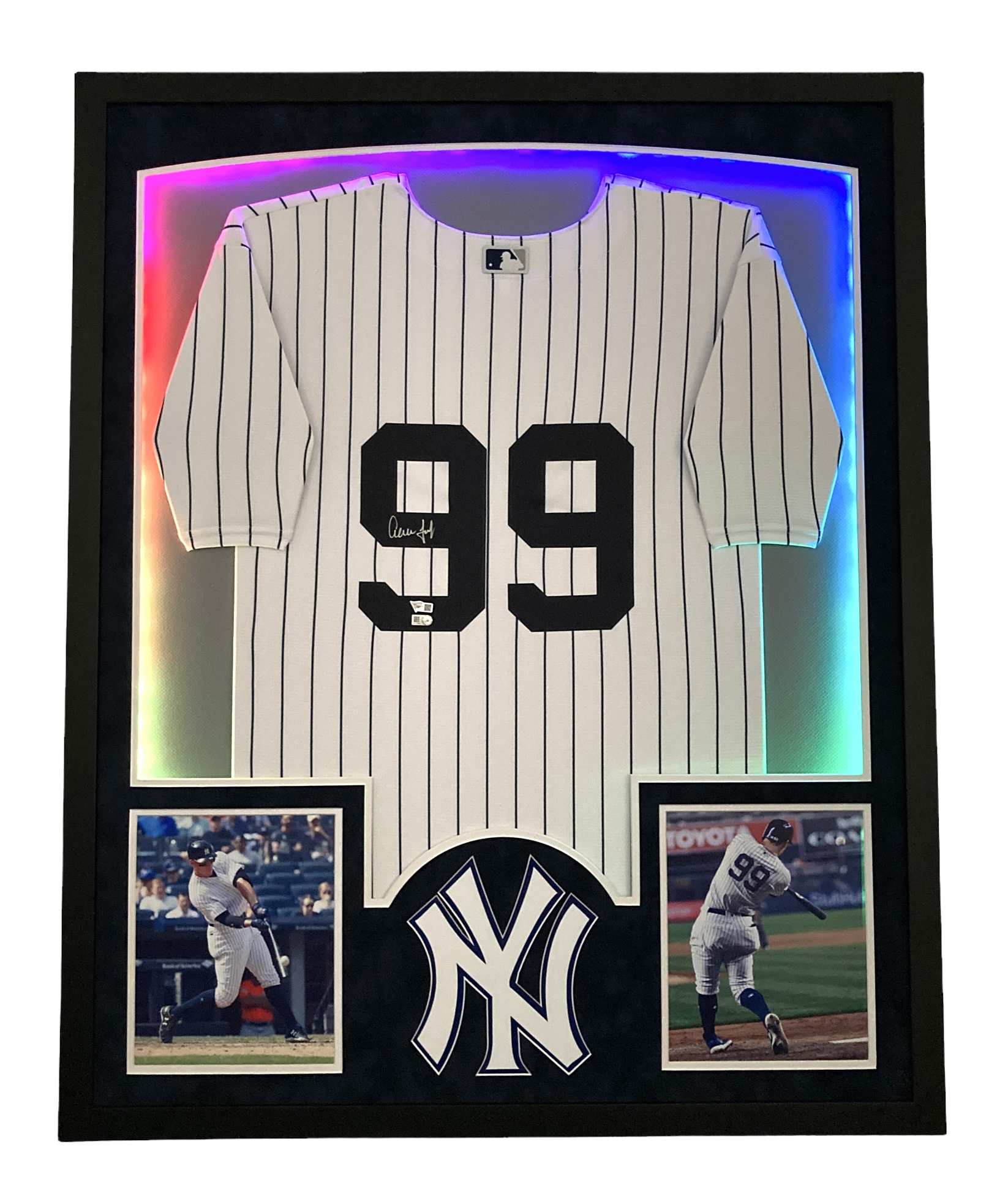 Aaron Judge Signed 32x40 Custom Framed Jersey Display (Fanatics & MLB) at PristineAuction.com Aaron Judge Signed 32x40 Custom Framed Jersey Display (Fanatics & MLB) at PristineAuction.com