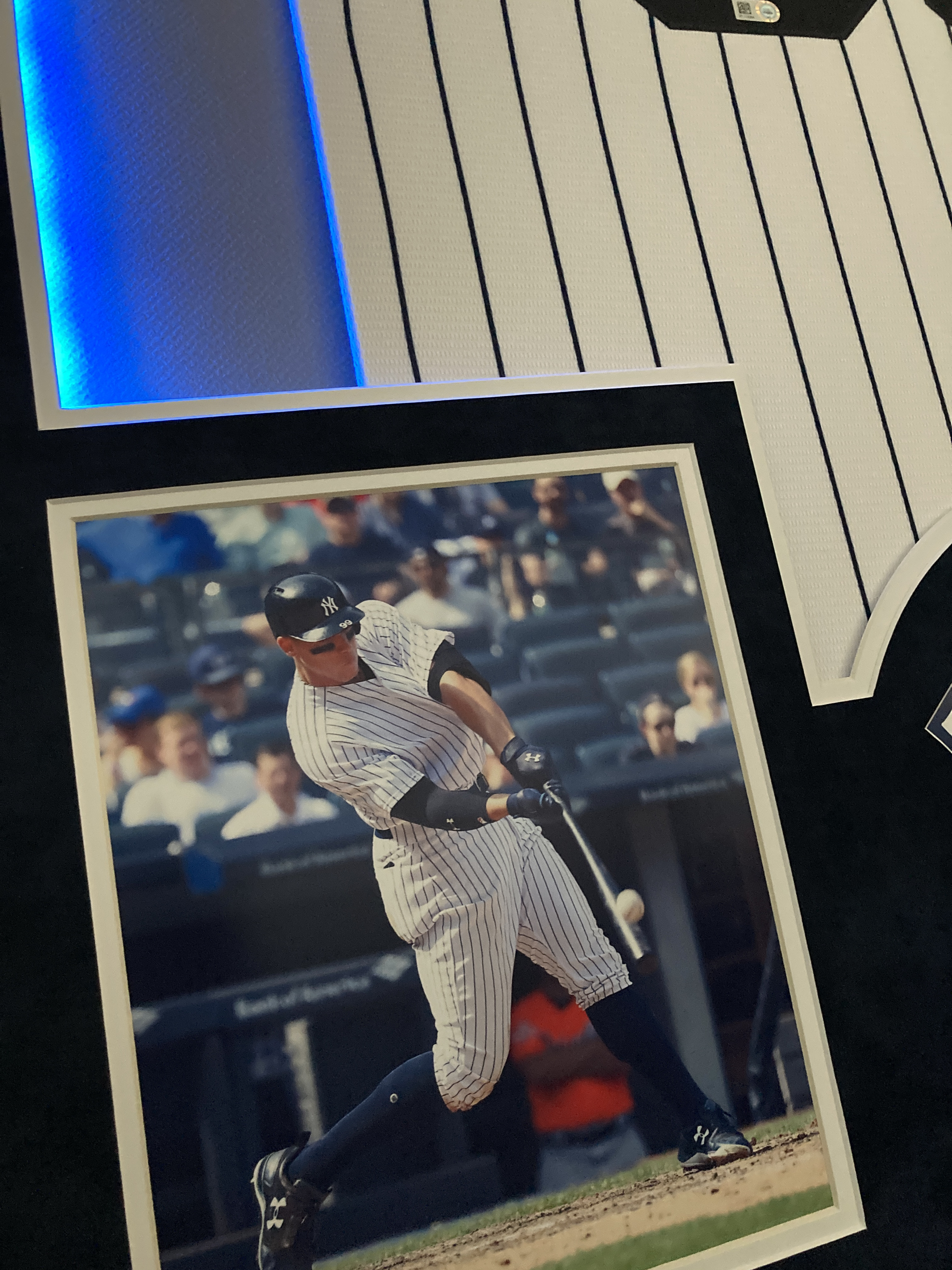 Aaron Judge Signed 32x40 Custom Framed Jersey Display (Fanatics & MLB) at PristineAuction.com Aaron Judge Signed 32x40 Custom Framed Jersey Display (Fanatics & MLB) at PristineAuction.com