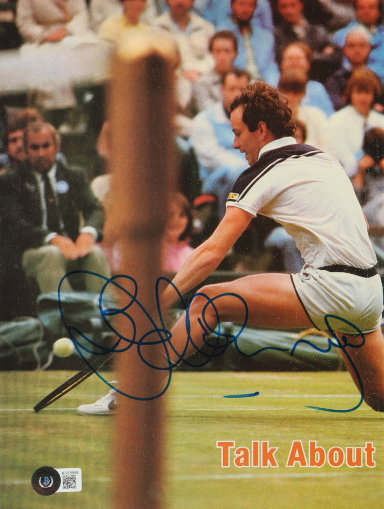John Mcenroe signed autographed photo the champ COA hologram main image 1