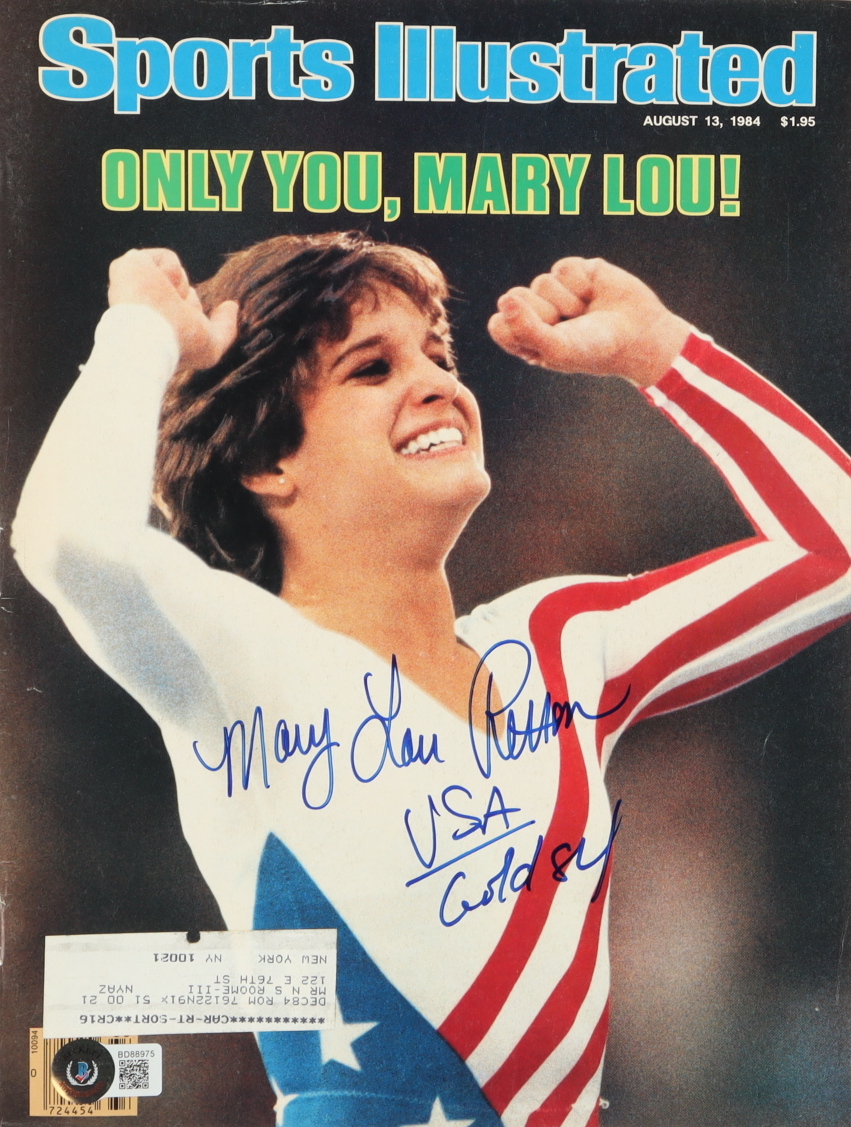 Mary Lou Retton Signed 1984 "Sports Illustrated" 8x10 Magazine Cover (Beckett) at PristineAuction.com Mary Lou Retton Signed 1984 "Sports Illustrated" 8x10 Magazine Cover (Beckett) at PristineAuction.com